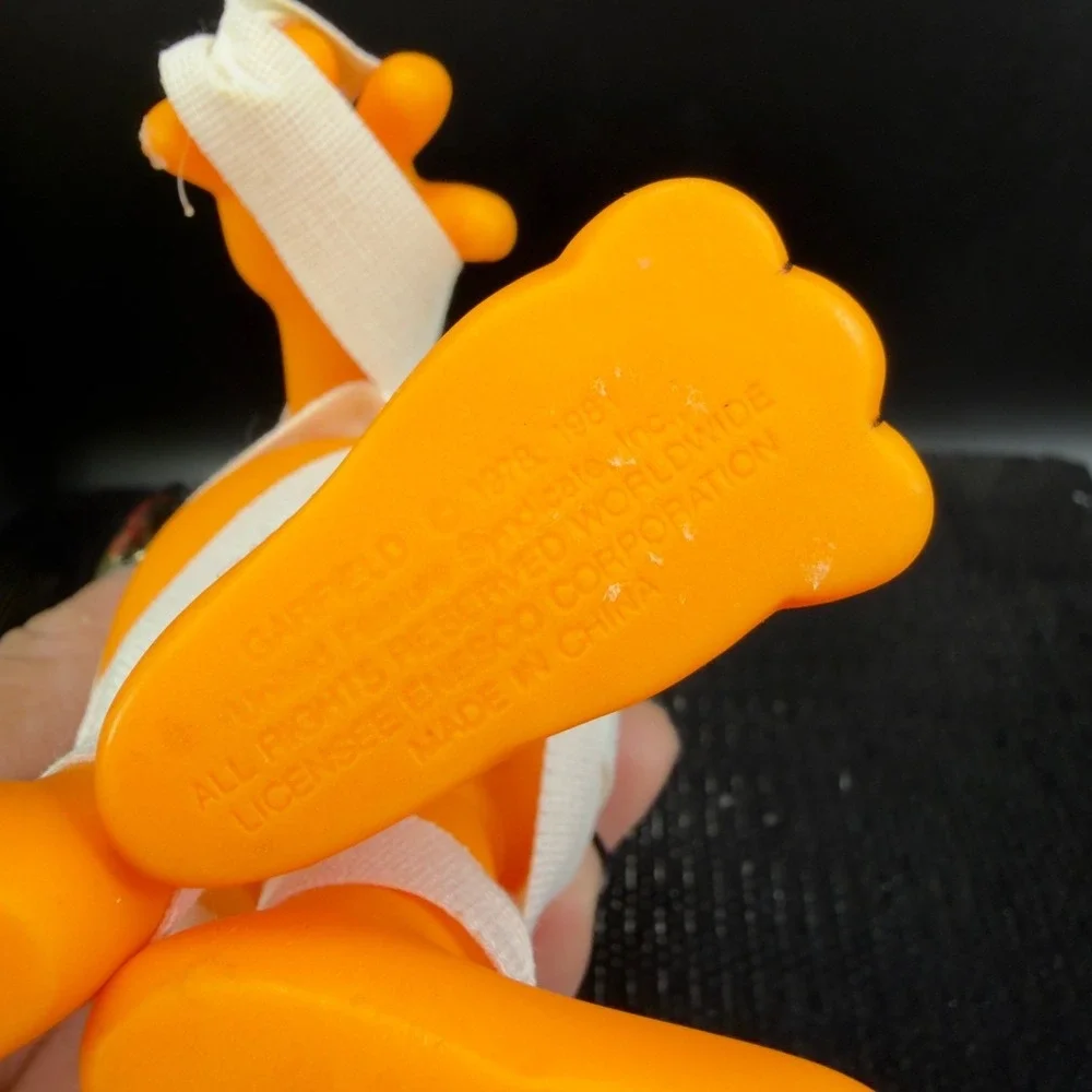 VTG Garfield Mummy Vinyl Figure Enesco 1978 Halloween‎ Collectible Plastic Decor